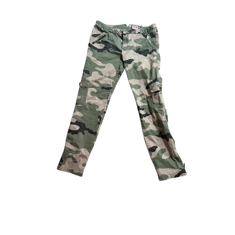 Juicy Couture Y2K Vintage Camouflage Pants Sz 8 | Boho Casual 2000s